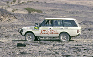 John Hemsley Range Rover full overland Cape Town-London record holder